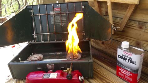 how to use coleman 2 burner stove